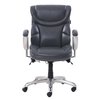 Sertapedic Emerson Task Chair, Up to 300 lbs., Gray Seat/Back, Silver Base 49711GRY